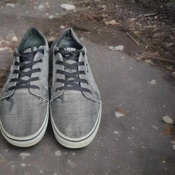 Vans Bishop Canvas Gray Skateboarding Shoe Sneakers Men's Size 12 - Picture 3 of 7